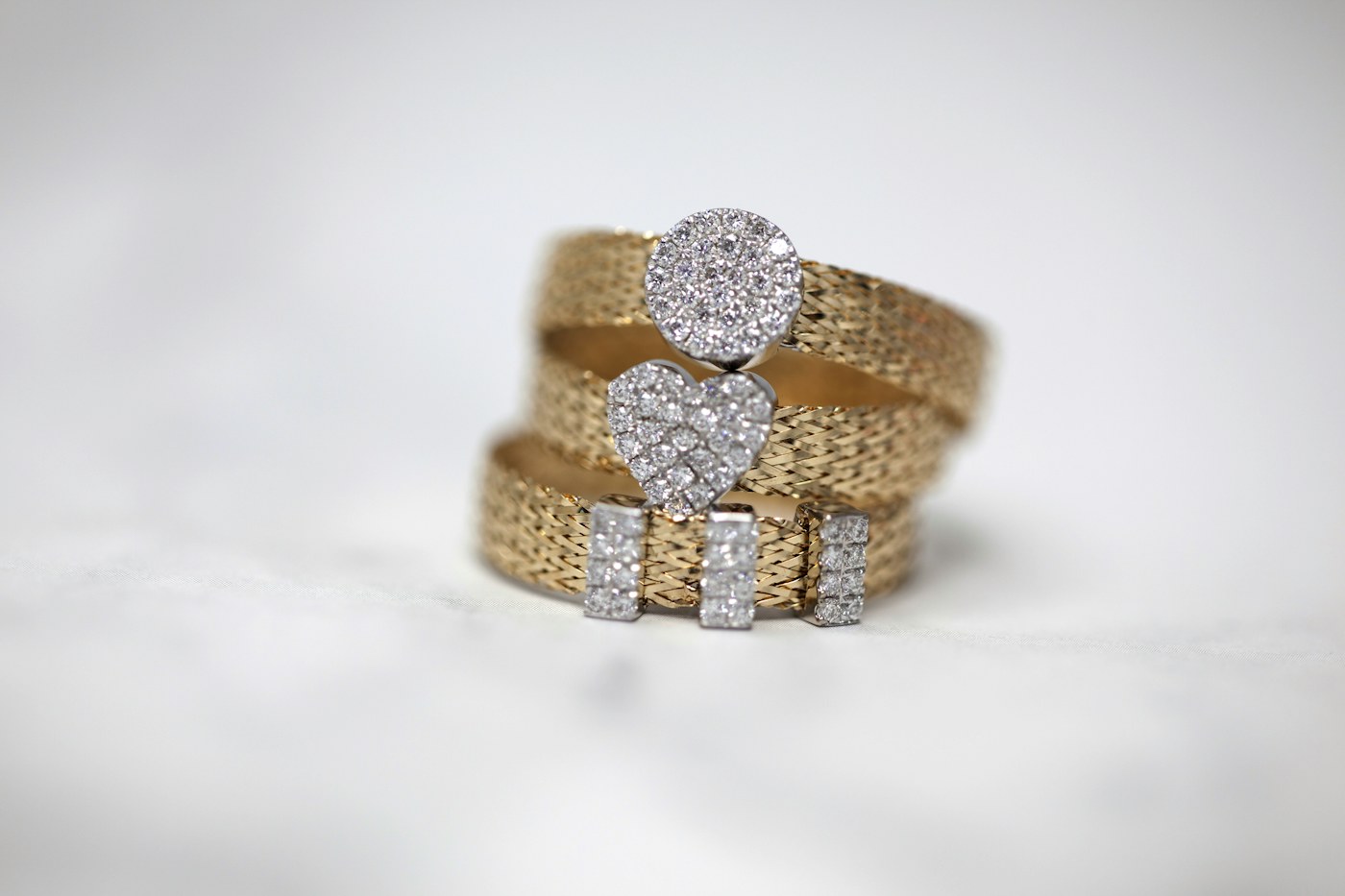 Jewelry arranged for a gift edit